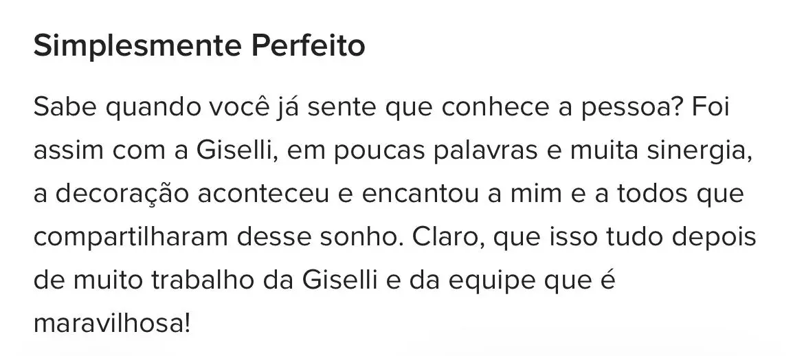 Depoimento de Josiane e Lucas sobre a decoração