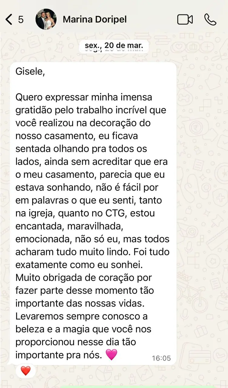 Depoimento de Marina e Jackson sobre a decoração